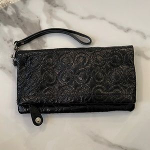 Black Coach Wristlet